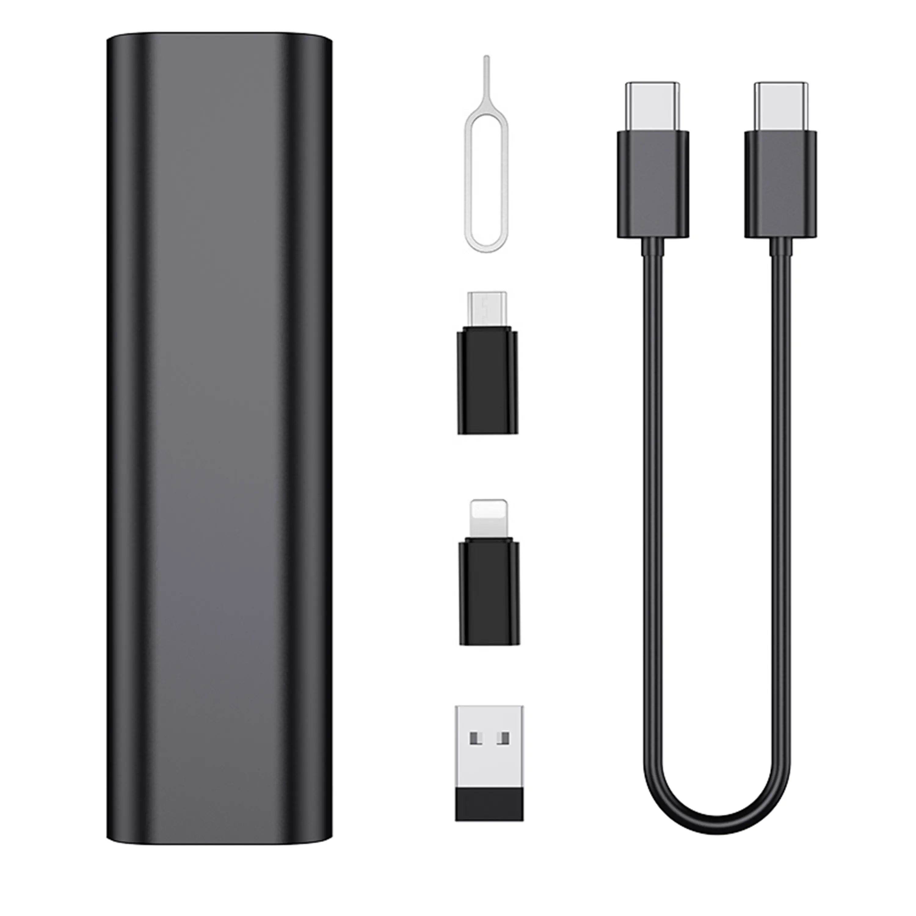 60W Fast Charger & Sync Multi Charging Cable Kit - USB A to Type C, Lightning, Micro Adapters, Electronic Device Organizer Case, OTG & Card Compatible for iPhone, Android Devices, Charging Bundle Cables, Mini Smartphone Cables