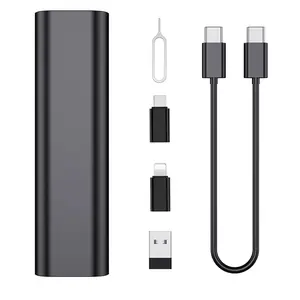 60W Fast Charger & Sync Multi Charging Cable Kit - USB A to Type C, Lightning, Micro Adapters, Electronic Device Organizer Case, OTG & Card Compatible for iPhone, Android Devices