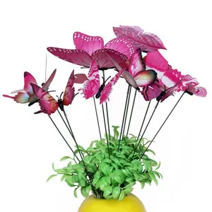 Butterfly Decorations, 12 Butterfly Stakes PVC Waterproof Decorative Colorfuli Garden Stakes for Indoor/Outdoor Christmas Yard Deco ,Deals for you days