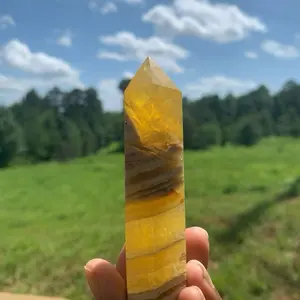 Yellow Fluorite Tower