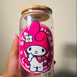 Pink hat tumbler