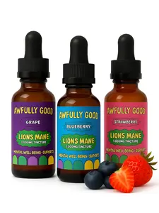 3-Pack of Flavored Lion's Mane Tinctures
