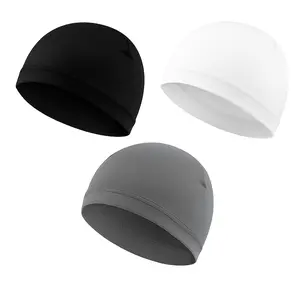 3 Pcs Skull Caps Soft Lightweight Beanie Hats Moisture-Wicking Stretchy Breathable Helmet Liner for Men