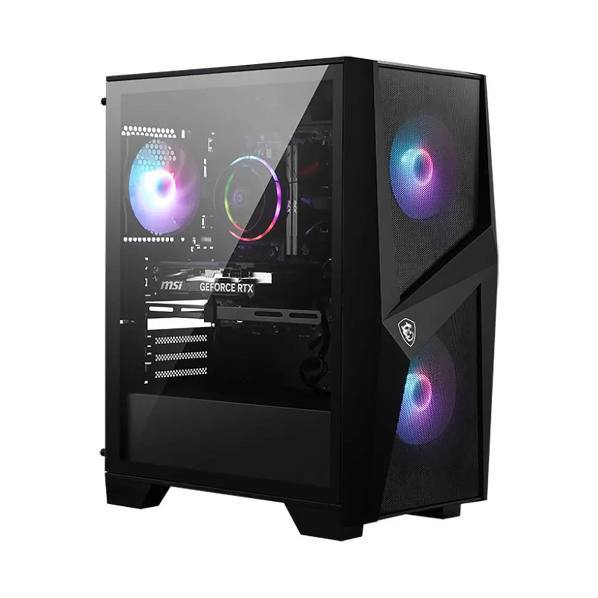 MSI Codex R2 C14NVL5-473US Gaming Desktop Computer, Intel Core i5-14400F 2.5GHz, 16GB RAM, 1TB SSD, NVIDIA GeForce RTX 5060 8GB, Windows 11 Home, Black