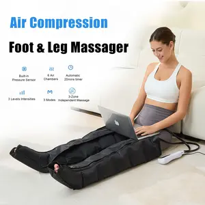 Air Compression Recovery System, Professional Sequential Device for Massage Therapy, Foot and Leg Recovery Boots to Improve Circulation, Foot Massagers