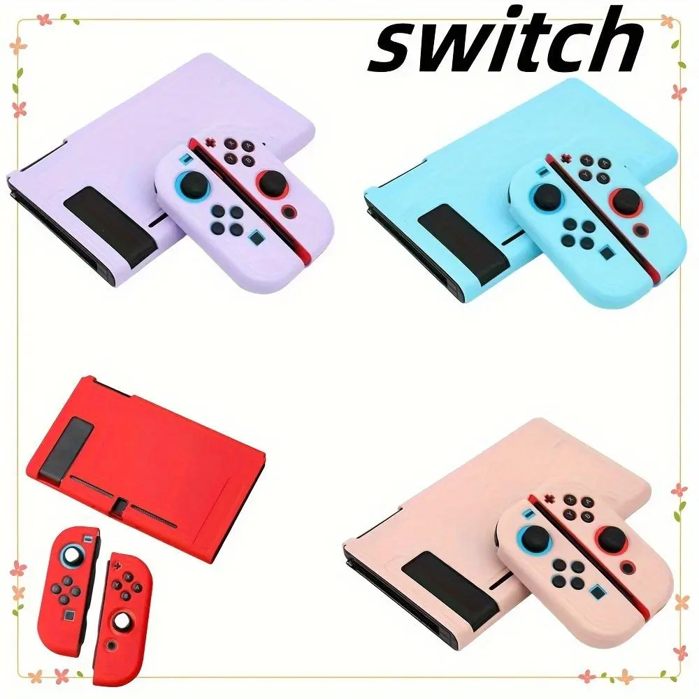 Soft TPU Game Console Protective Case, 1 Count Game Console Protector, Console Accessories Compatible with Nintendo Switch NS, Cover