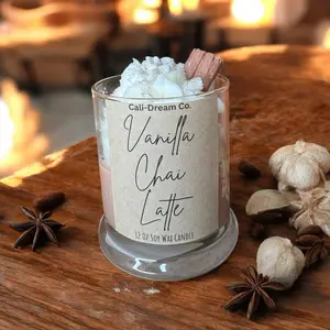 Vanilla Chai Latte Whipped Candle