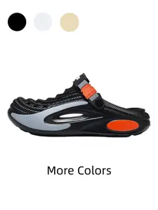 Beach Dedicated Rebound Clogs, Ventilated Hollow Design, Durable Non-slip Sole Casual Wading Shoes