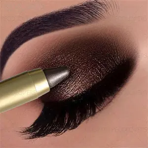 1pc Glitter Eyeshadow Stick, Eye Crayon, Eye Makeup Product, Ultra-Smooth Soft Texture, High Color Payoff & Metallic Finish, Long-Lasting Waterproof Sweat-Resistant, Fast-Drying Non-Fading Wear