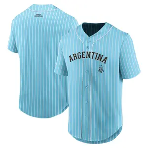 Unisex Argentina Baseball Jersey - Sky Blue - Mens