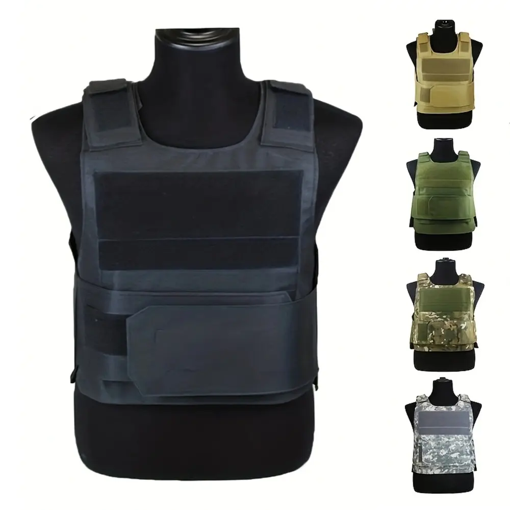 NEW Discreet Look Wearable Weight Vest Carrier Only, M-2XL Adjustable Black Durable Nylon, Waist & Shoulder Straps, Outdoor Train. & Patch Attach., Weightlifting & Muscle Exercise Sports Equipment, Muscle Exercise Gear, Weightlifting Equipment, Adjustable