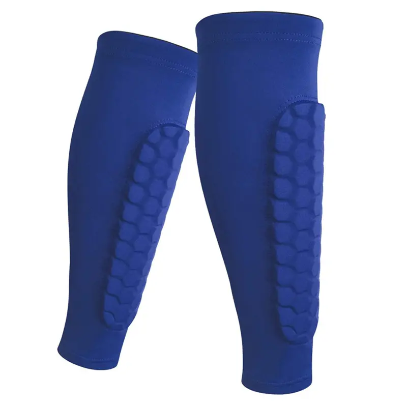 Honeycomb EVA Shin Guards, Breathable & Multifunctional Anti-Collision Leg Sleeves with Silicone Non-Slip Band for Football & Basketball - 200 Pieces/Box, All Sports Enthusiasts, Badminton, Sporty Protective Gear, Calf Length, 29*131Cm, Multi Sport