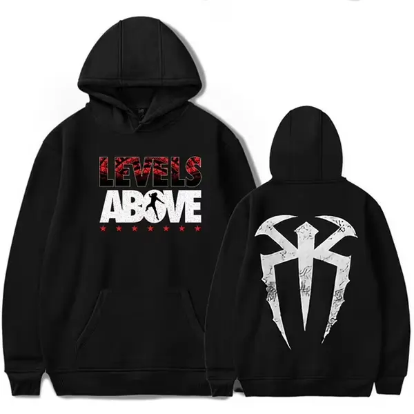 Men's Roman Reigns "Family Above All" Hoodie - Menswear Long Sleeve Casual Matching Pullover, Unisex Tops, Stylish Graphic Hip Hop Sweatshirt, Ideal for Couple Birthday Christmas Gifts