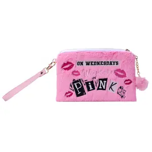 Mean Girls: On Wednesdays We Wear Pink Plush Accessory Pouch