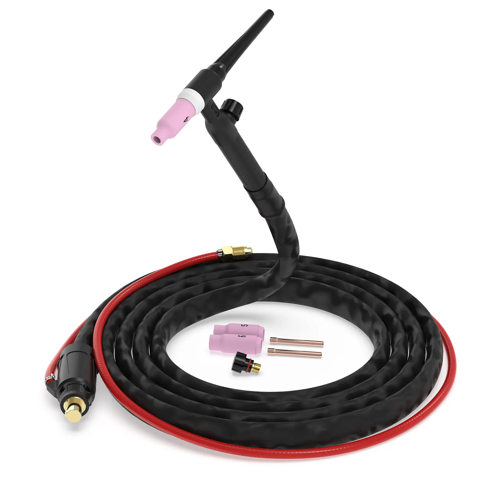 YESWELDER WP-17V-35 13ft TIG Welding Torch 150Amp | 35-50mm² Euro Connector Lift TIG Gun Fits DP200, MIG-205DS-PRO, MIG-250PRO, MIG-165DS-PRO, MIG-185DS-PRO & ARC-205DS-PRO Welder