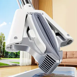 Stainless Steel Handle Self Squeeze Roller Sponge Mop Household Tile Floor Cleaning Sponge Mop