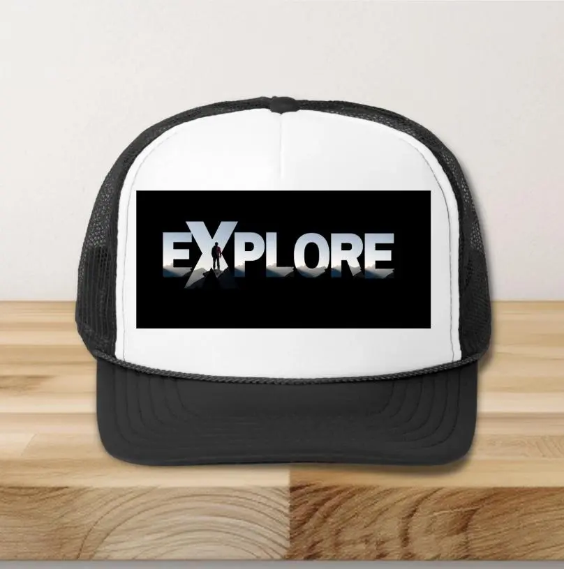 Camping Trucker Hat, Explore Trucker Hat, Mountain Hiking Trucker Hat, Summer Adventure Trucker Hat, Outdoor Explorer Hat
