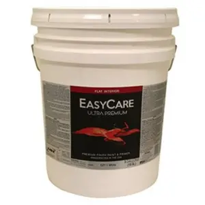 212 MAIN EZF1-5G 5gal Low Odor Latex Paint Bucket, White Flat Finish, Indoor Use, Ideal for Interior Walls (True Value 343228 EC)
