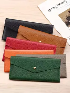 Women's Ultra-Thin Leather Wallet, Casual Wallet, Wallets Women, Coin Purse, Clutch Bag, Envelope Case, Jewelry Holder, Perfect Gift for Birthday, Valentine's Day, Mother's Day