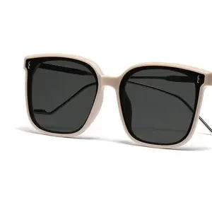 Oversized Italian Design Retro Square Luxury Sunglasses For Women