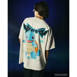 Pokémon By Loiter Squirtle Heavyweight T-Shirt Off White