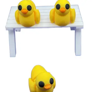 Baby Duck Articulated Figure/Moveable Body/Joints/Cute Duck
