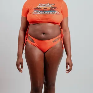 Bohemi Swim 3-Piece Orange Bikini