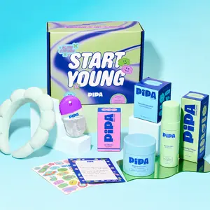 Start Young Bundle by Pipa l Skincare Gift Set for Tweens l 3-product Routine w/ Cleanser, Face Mist & Moisturizer + Headband l Dermatologist & Pediatrician Approved Gentle Ingredients, Fragrance Free, Hormone Disruptor Free l Clean Skincare for Girls