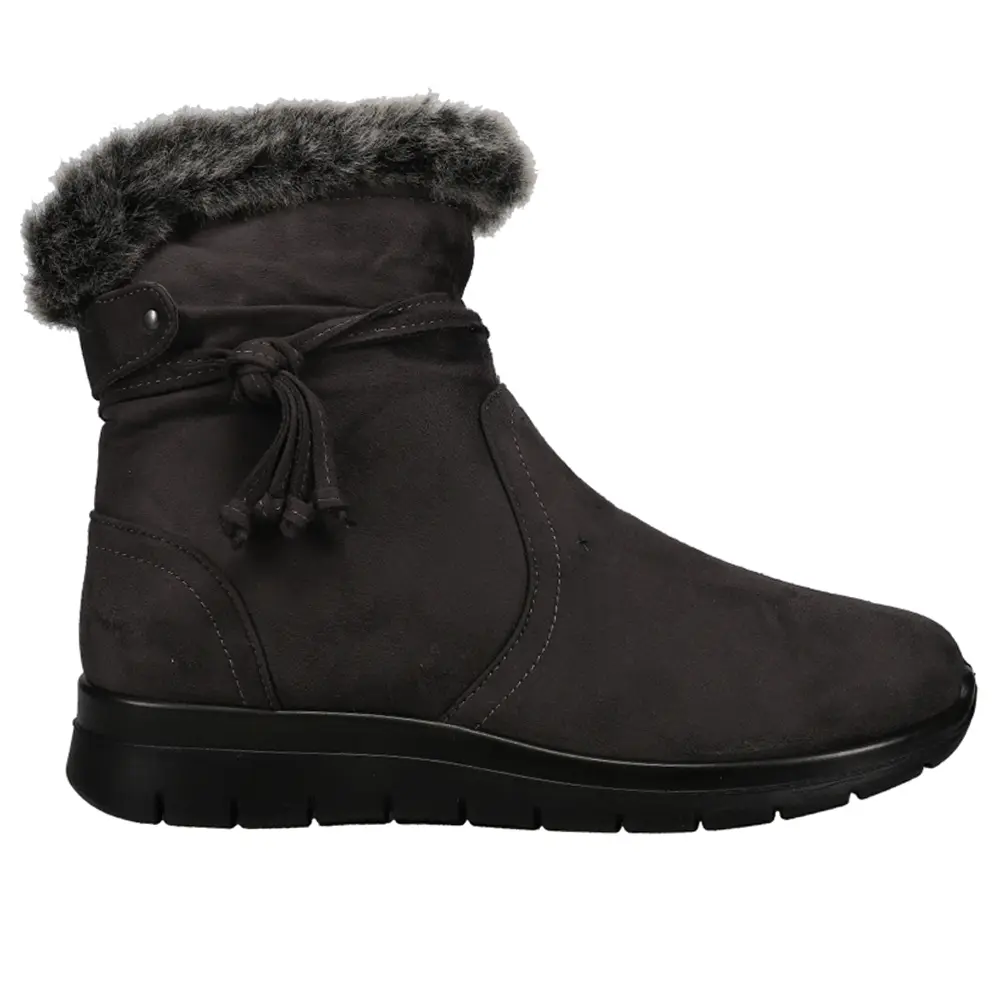 Easy Spirit Womens Marie Pull On Snow Casual Boots Ankle Low Heel 1-2" - Grey