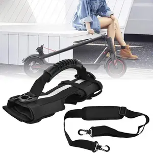 Folding bicycle shoulder strap handle, scooter pole tie handle, portable carrying tool for outdoor sports, Bike Accessories