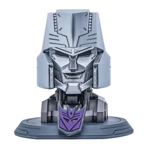 Hasbro G1 Megatron EDC Pressure-Relief Alloy Metal Head Sculpt - Gear-Operated Rotating Ears, Magnetic Pressure-Relief Back Accessory