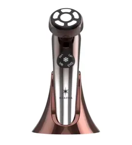 Ricastra Skin Lift Pro – EMS Microcurrent Facial Lifting Device with RF, LED & Cryotherapy – Anti-Aging Skin Tightening Tool Light Therapy Massager Blue Red face uupower Beauty Rechargeable Smart Glow Beauty Massager Real mask i a in Multi-Functional