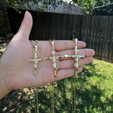 Gold plated Crucifix