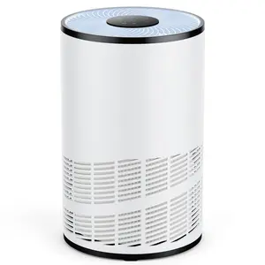 Air Purifier for Home Bedroom with True HEPA Filter, 25dB Sleep Mode, 360°Air Outlet, Real-Time Air Quality Monitoring, 225x225x364mm