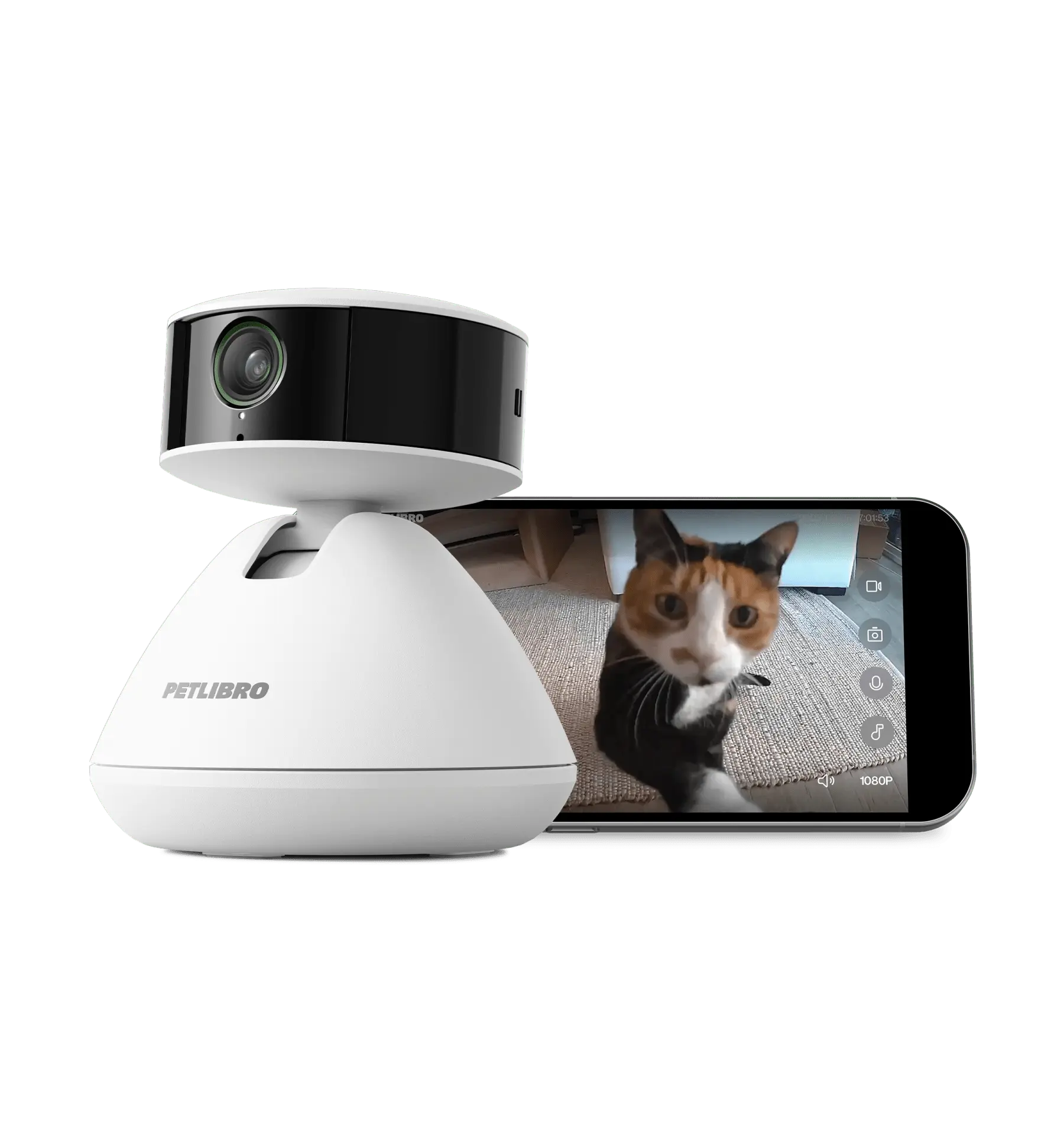 PETLIBRO AI Dog Camera Pet Camera Indoor with Phone App [Multi-Pet Recognition, Daily Activity Analysis & Smart Summaries] Cat Camera 360° View, 1080P Dog Cam Night Vision, 2-Way Audio WiFi Cam Cat
