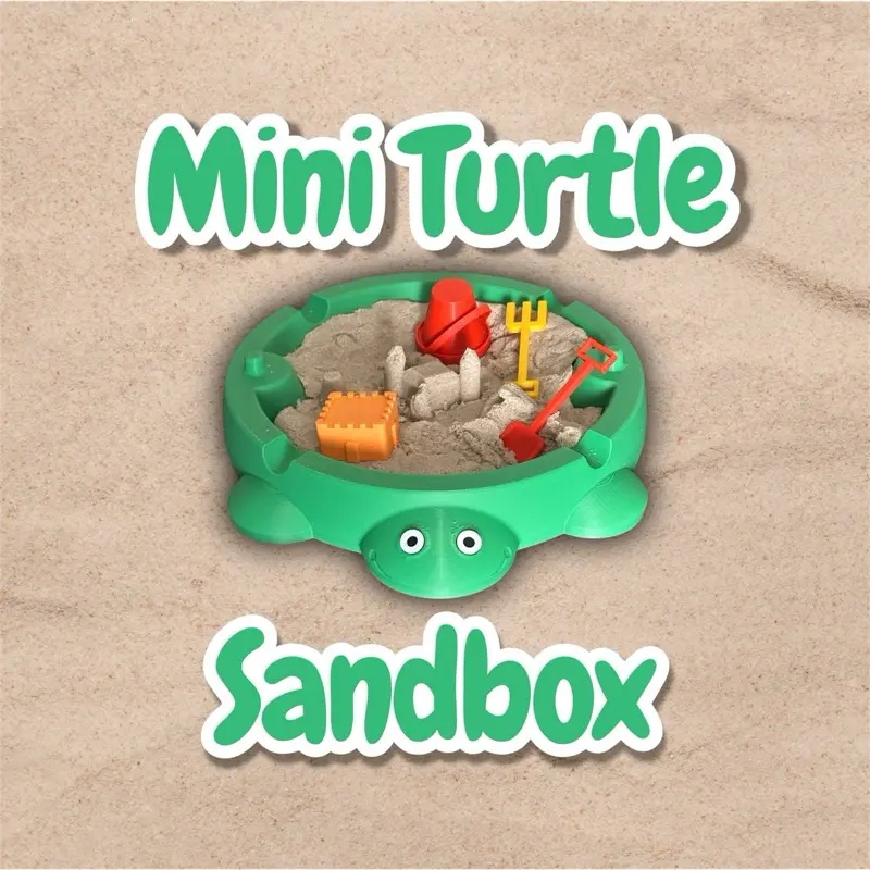 Mini Turtle Sandbox | Desk Sandbox