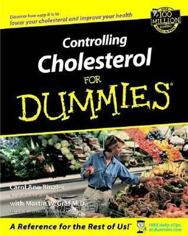 USED Book - Controlling Cholesterol For Dummies by Carol Ann Rinzler (Paperback) - english