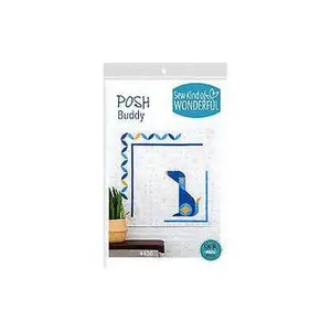 Posh Buddy Pattern 50x50 Using Mini Curve Ruler by Sew Kind of Wonderful