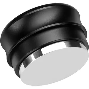 58.5mm Palm Espresso Coffee Tamper with Built-In 30lb Spring, Stainless Steel Flat Base, Barista Hand Leveler Tamper Compatible with 58mm Portafilter