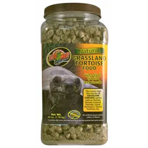 Zoo Med Natural Grassland Tortoise Dry Food 1ea/60 oz