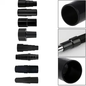8 Universal Plastic Vacuum Hose Connectors Reducer 1-1/ 4inch (Approx. 3.2cm ) Suitable for Vacuum Cleaner Accessories Kit Adapter Dry Wet Plastic Vacuum Cleaner Accessories Adapter Suitable for Shop Vacuum Cleaner Accessories