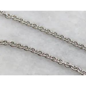 Platinum Rolo Link Chain