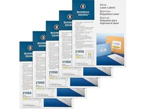 Business Source Bright White Premium-quality Address Labels Business Source Bright White Premium-quality Address Labels