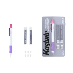 Kasimir Auto-Lead Mechanical Pencil - One-Click Continuous Lead Advance, Break-Resistant Metal Barrel, Ultra-Smooth Black Lead, Premium All-Black Core