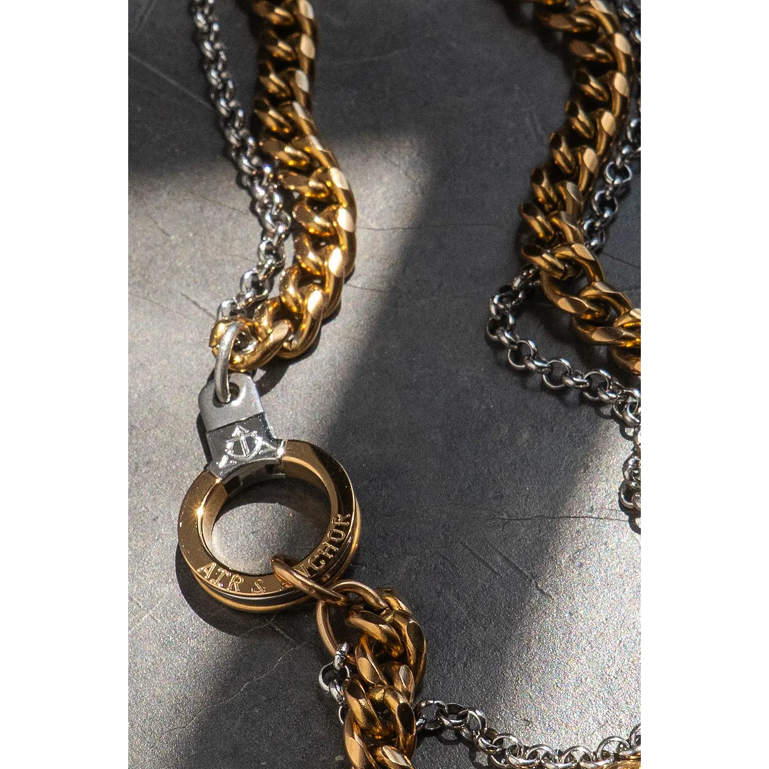 Double Standard Cuff Keeper Necklace