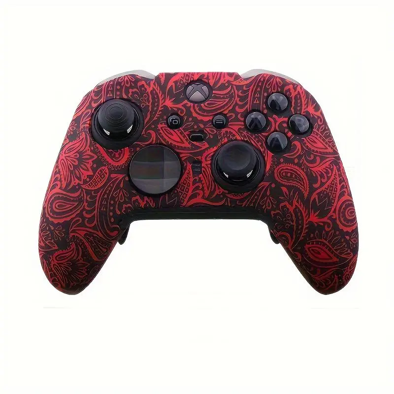 Random Pattern Silicone Game Controller Protective Case, 1 Count Anti-slip Game Controller Protector, Controller Cover, Console Accessories, Gaming Console Accessory for Xbox Series X