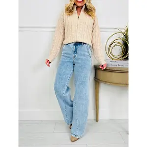 Judy Blue Forever Favorite Retro Wide Leg Jeans