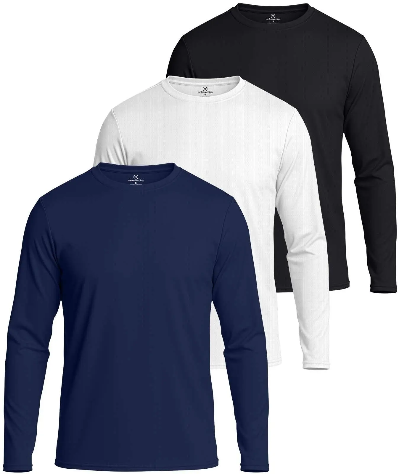 Men's Mesh Long Sleeve Shirt UPF UV Sun Protection Quick Dry Athletic Gym