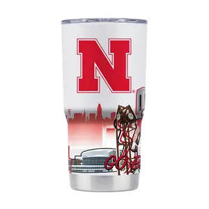 Nebraska 20oz Campus Icons Tumbler