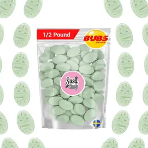 Bubs Sour Pear - 1/2 Pound Bag - Soft Sour Candy - Swedish Candy